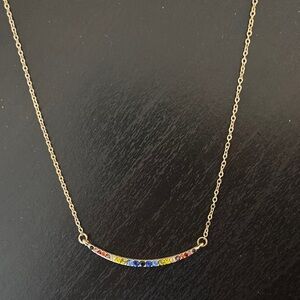 Multicolor Gold Necklace